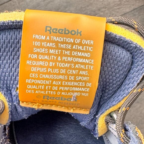 Reebok Classic Leather Legacy Splatter Paint Running Shoes in Rich Ochre Brown - Picture 9 of 9